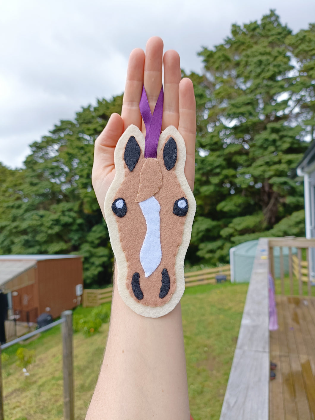 Felt Horsehair Ornament